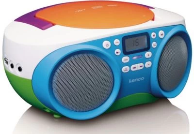 Lenco SCD-41 Kids - Boombox Kinder-CD-/MP3-Player Mit Radio, USB-Anschluss Und Kopfhöreranschluss – Bild 2