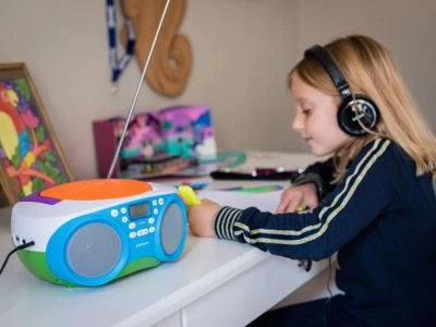 Lenco SCD-41 Kids - Boombox Kinder-CD-/MP3-Player Mit Radio, USB-Anschluss Und Kopfhöreranschluss – Bild 5