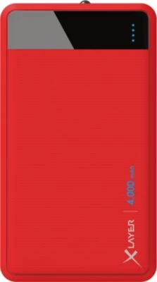 Xlayer Powerbank Colour Line Rot 4000mAh