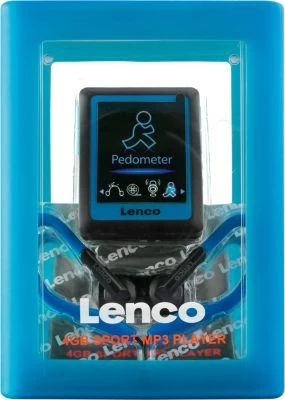 Lenco Podo-152 Blau - MP3-/MP4-Player Mit 4GB Speicher, Integriertem Akku, Schrittzähler Und Clip – Bild 6