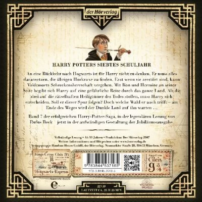 Harry Potter Und Die Heiligtümer Des Todes, 22 Audio-CD – Bild 2