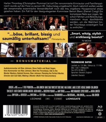 Sony BLU-RAY Knives Out-Mord Ist Familiensache Bd – Bild 2