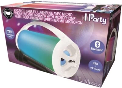 LEXIBOOK Iparty Bluetooth Lautsprecher Flashboom 5 Mit Mikrofon – Bild 3