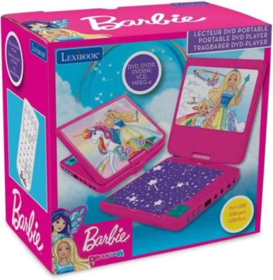 LEXIBOOK Barbie - Tragbarer DVD-Player – Bild 3