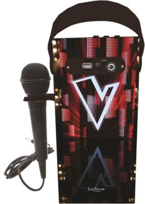 LEXIBOOK The Voice Tragbarer Bluetooth® Lautsprecher Mit Beleuchtung Und Mikrofon – Bild 2