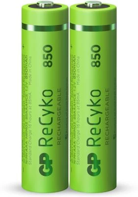 GP Batteries GP ReCyko+ 2-er Blister AAA Micro Akkus, Je 850 MAh NIMH, 1,2 V (ready To Use/vorgeladen)