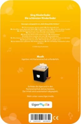 Tigerbox Tigercard - Sing Kinderlieder - Die Schönsten Kinderlieder – Bild 4