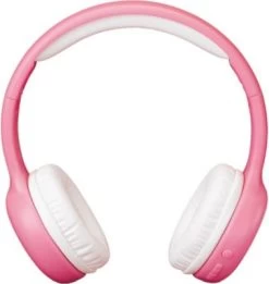 Lenco HPB-110PK - Faltbarer Bluetooth Kopfhörer Mit Lautstärkebegrenzung Für Kinder, Pink