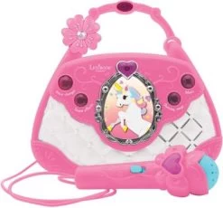 LEXIBOOK Einhorn Karaoke Tasche Mit Mikrofon Und Stimmwandler