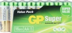 GP Batteries Batterien 16er Pack (Mignon, LR6, AA, AM-3, UM-3)