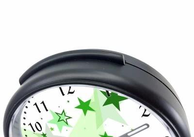 CreaDesign Kinder Funkwecker Personalisiert Mit Namen Sterne Atom-/Funkuhr, 12-Stunden-Anzeigeformat, Schlummerfunktion, Nachtlicht, Geräuschlos/Ohne Ticken – Bild 4