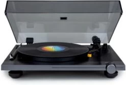 Bigben Thomson Plattenspieler TT700 Schwarz/grau