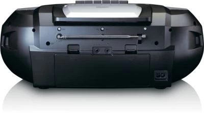 Lenco SCD-720SI - XXL Boombox CD/MP3/Kassetten-Player Mit DAB+/FM-Radio, USB, AUX Und Kopfhöreranschluss, Silber – Bild 5