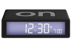 LEXON® Funk-Wecker Flip+ Schwarz Radiowecker