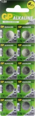 GP Batteries GPA76F-2C10 Alkaline Button (LR44) C10