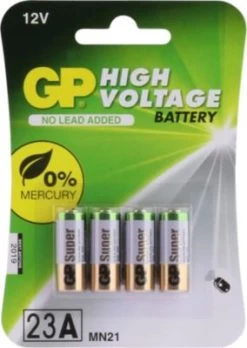 GP Batteries GP23AF-2U4 High Voltage Alkaline 23A C4