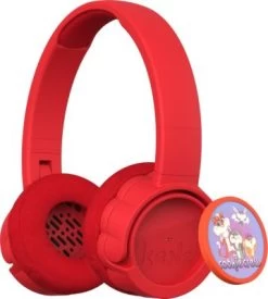 Kekz - Kekzhörer Starterset Rot + Cookie Crew Audiochip, All-in-One Kinder Audioplayer, Kabellos 15 H Laufzeit