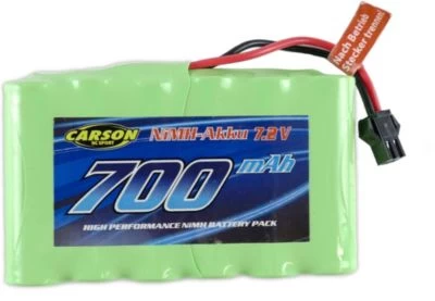 CARSON 7,2V/700mAh NiMH Ak. 500404130/38/73 JST