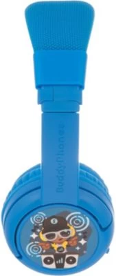 BuddyPhones® Kinder On-Ear Kopfhörer - BuddyPhones Play+, Blau – Bild 3