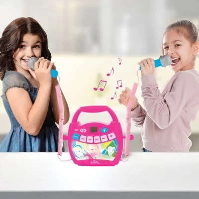 LEXIBOOK Tragbarer Karaoke-Player Für Kinder Disney Princess, – Bild 2