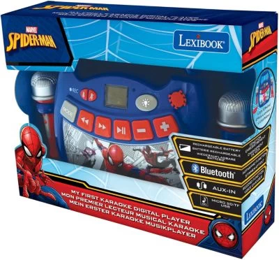 LEXIBOOK Tragbarer Karaoke-Player Für Kinder Spiderman, – Bild 3