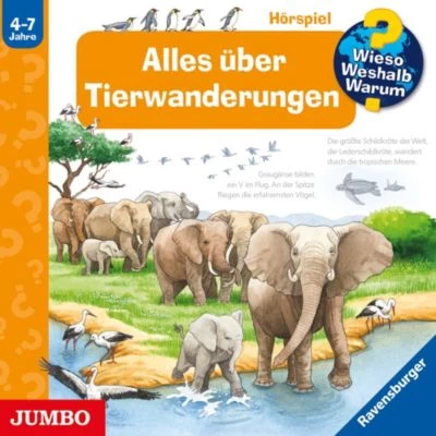 Wieso? Weshalb? Warum? Tierwanderungen, 1 Audio-CD