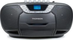 Thomson CD-Radio RK102CD Mit Kassettenrekorder, Grau