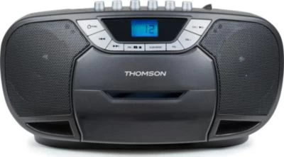 Thomson CD-Radio RK102CD Mit Kassettenrekorder, Grau