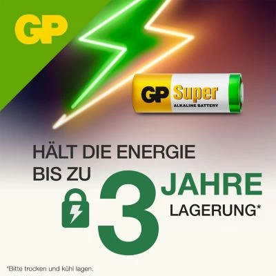 GP Batteries Alkaline Super 1,5V Batterien, N Lady, LR01, 8er Pack â Bild 4