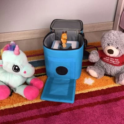 PUNALU Kompakte Tasche Für Toniebox Und Zubehör, Platz Für Ca. 20 Tonies Hörfiguren Toniebox Tasche – Bild 6