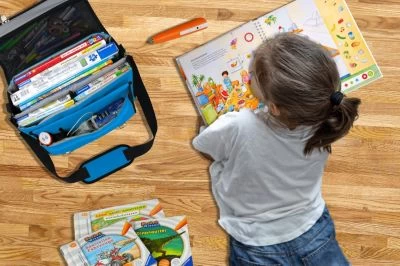 PUNALU Tasche Für TipToi Stift & Bücher, Büchertasche Mit Platz Für 2 Stifte Und Bis Zu 11 Bücher TipToi Tasche – Bild 6