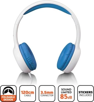 Lenco HP-010BU Faltbarer Kinder Kopfhörer Mit Lautstärkebegrenzung – Bild 3