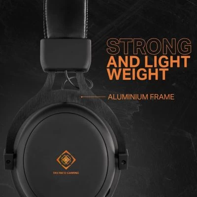 Deltaco Gamer Headset Over Ear Kopfhörer LED Mikro 3,5mm + USB – Bild 4