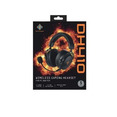 Deltaco DH410 Kabelloses Gaming Headset Kopfhörer (verstellbar, 3,5-mm-Kabel) – Bild 3