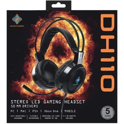 Deltaco GAMING DH110 Stereo LED Gaming Kopfhörer – Bild 6