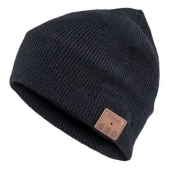 GadgetMonster Musikmütze, Strickmütze + Bluetooth Kopfhörer / Lautsprecher