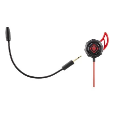Deltaco In-Ear-Headset (abnehmbares Mikrofon, Doppelmikro, Silikonflügel) – Bild 2