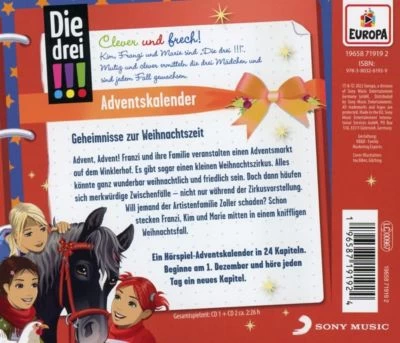 DCD Die Drei !!! Adventskalender: Geheimnisse Zur Weihnachtszeit – Bild 2