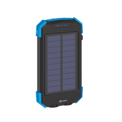 Xlayer POWERBANKS Powerbank Solar 10000 MAh Wireless Externes Ladegerät Tragbar Notfall