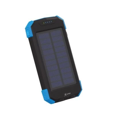 Xlayer POWERBANKS Powerbank Solar 10000 MAh Wireless Externes Ladegerät Tragbar Notfall – Bild 2