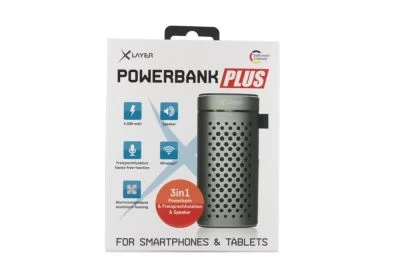Xlayer POWERBANKS Powerbank PLUS Speaker Space Grey 4000mAh – Bild 5