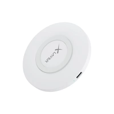 Xlayer WIRELESS LadegerĂ€t Wireless Charging Pad Basic 10W Qi-zertifiziert White â Bild 2
