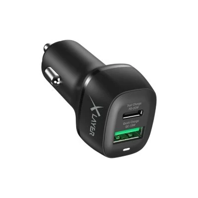 Xlayer WIRELESS : MagFix Pro Magsafe 15W Wireless KFZ Handyhalter Mit USB-C Kabel Und Dual Charger Schnellader Fürs Auto Kompatibel Für IPhone 12/13/14 Schwarz – Bild 3
