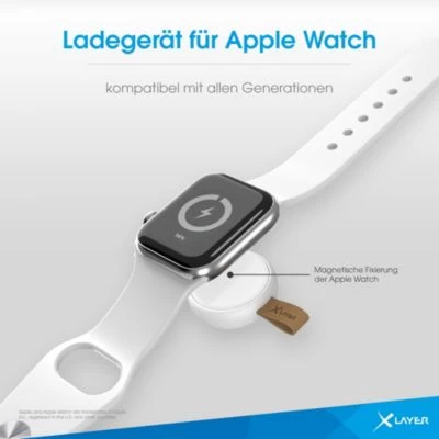 Xlayer CHARGER USB-Ladegerät Apple Watch White 2.5W – Bild 5