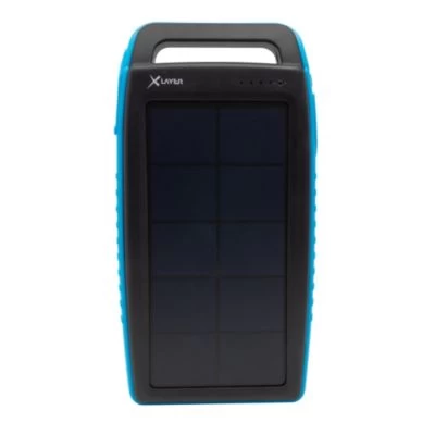 Xlayer POWERBANKS Powerbank Solar 15000mAh Akku Externes Ladegerät Tragbar Notfall