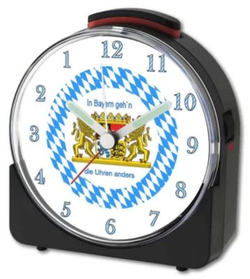 CreaDesign Kinder Funkwecker Weiß Personalisiert Mit Namen Bayern – Bild 4