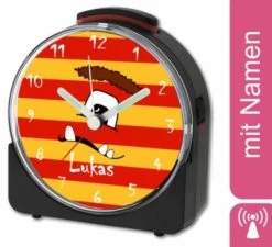 CreaDesign Kinder Funkwecker WeiĂź Personalisiert Mit Namen Monster