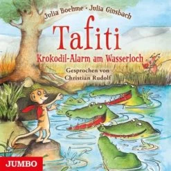 Jumbo Tafiti (19) - Krokodilalarm Am Wasserloch