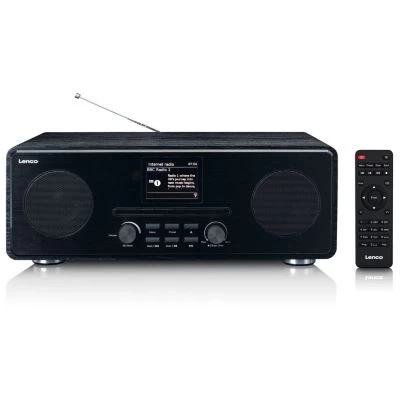 Lenco DIR-261BK Internetradio DAB+ FM-Radio CD MP3 Bluetooth AUX