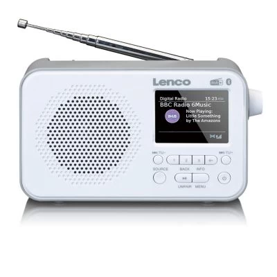 Lenco PDR-036 DAB+ FM Radio Mit Bluetooth Tragbares Radio